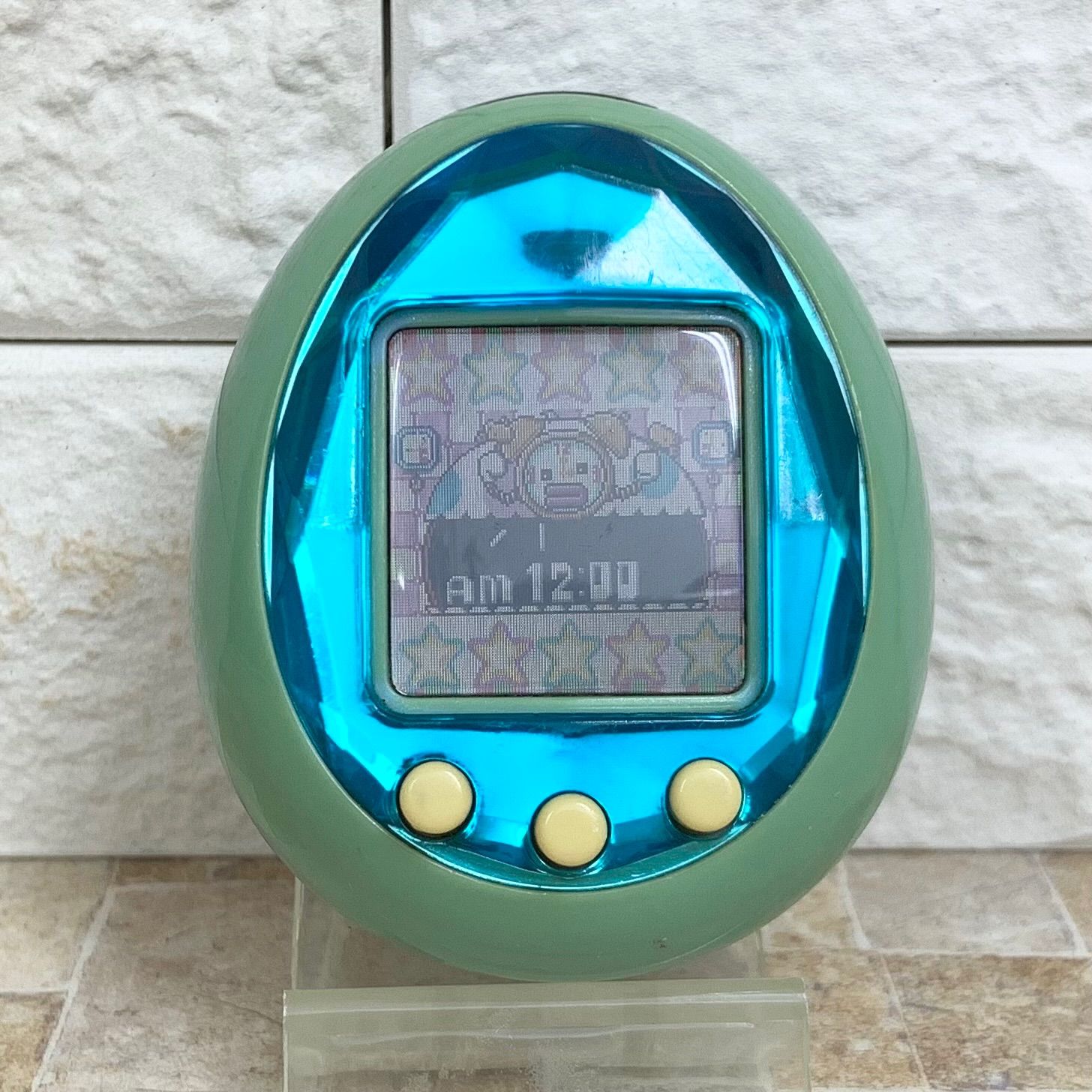 【動作確認済】たまごっちID ブルー 青 本体 平成 レトロ 希少 レア 当時もの BANDAI バンダイ