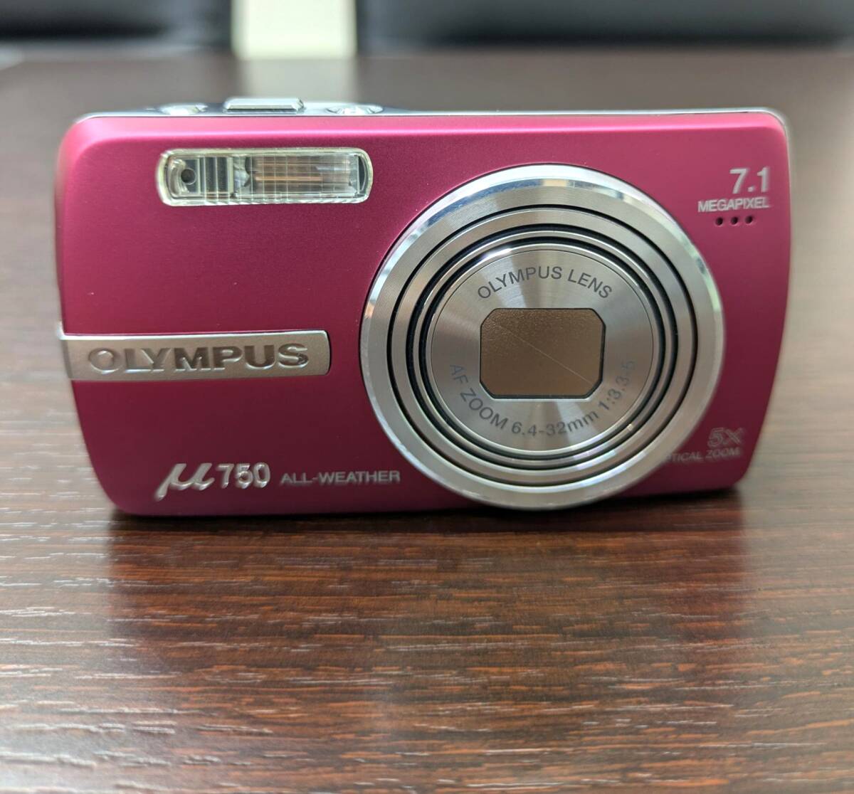 #14503デジカメ　OLYMPUS　u750　通電未確認　現状品