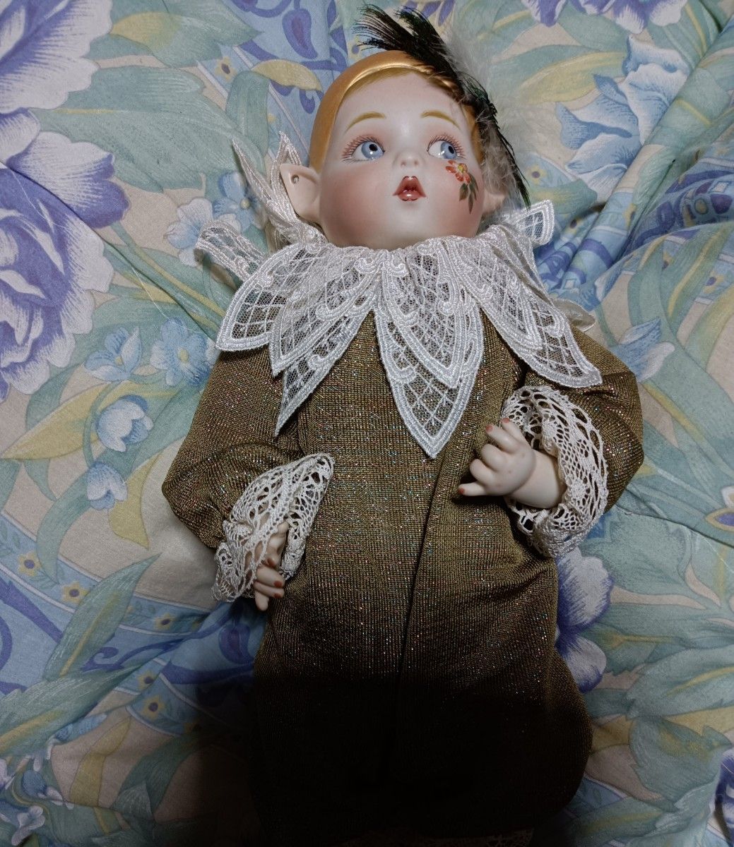 Vintage Bell Ceramics Kay McKee 35cm1986 ビスクドール 西洋人形 フランス二手;物流保障;没有明显的损伤或污渍