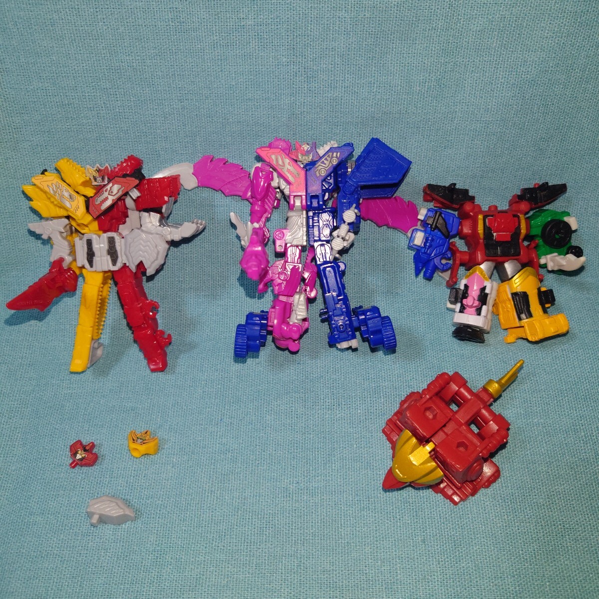 GP全界合体シリーズ ゼンカイジャー ゼンカイオー ジュラガオーン ブルマジーン ゴーカイオー(ジャンク) カプセル ガチャ ガシャ