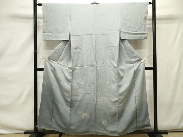 平和屋着物■色留訪問着　風景文　暈し染め　金糸　正絹　逸品　CAAQ8538in