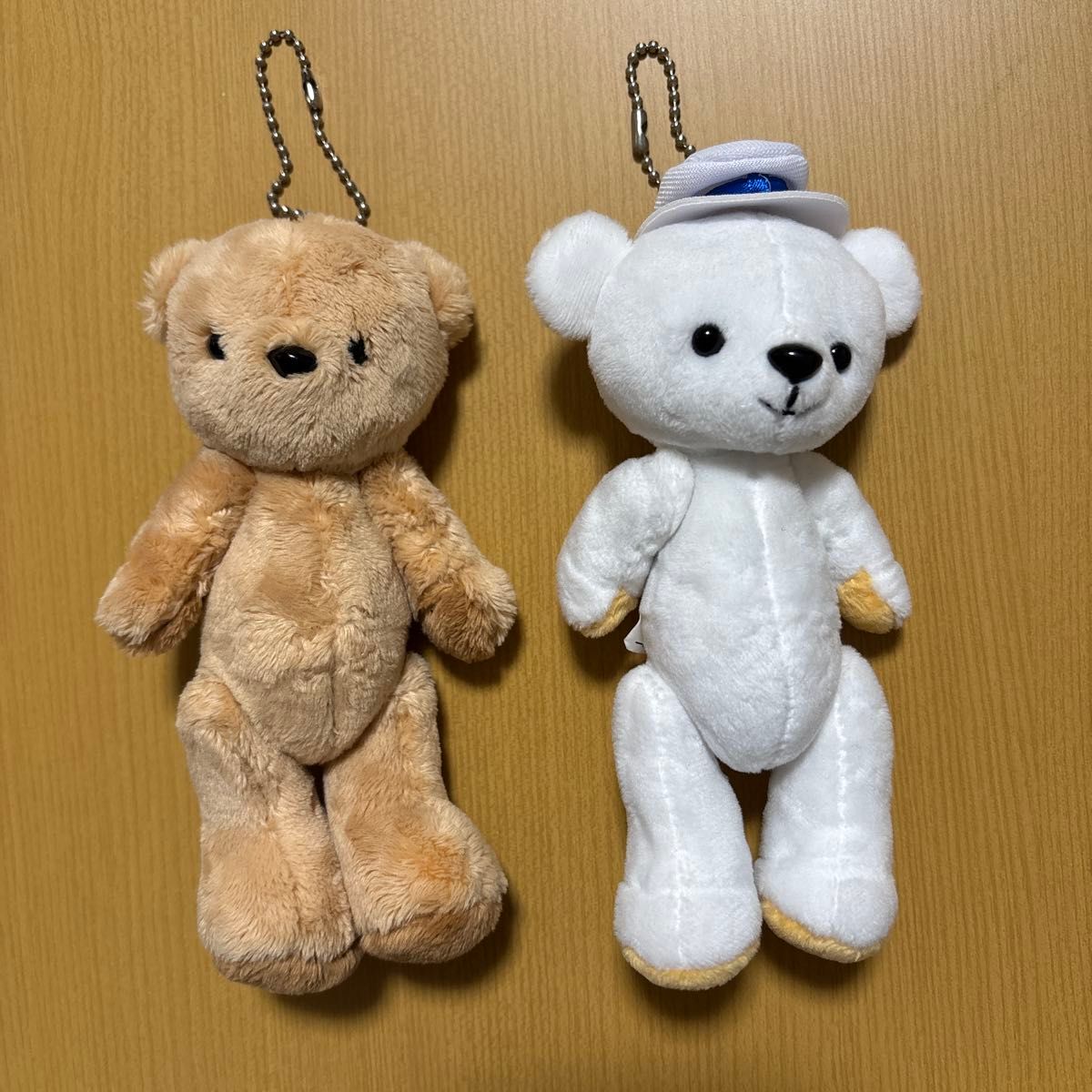 くまめいと　マスコット キーホルダー 2個セット二手;物流保障;接近未使用