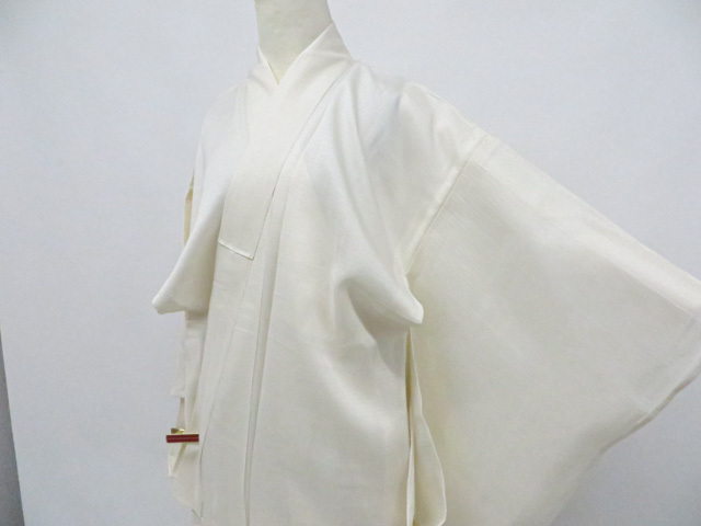 《京都一輝堂》長襦袢 夏物 着物 正絹 身丈約149cm 裄丈約62cm 26z07-3762
