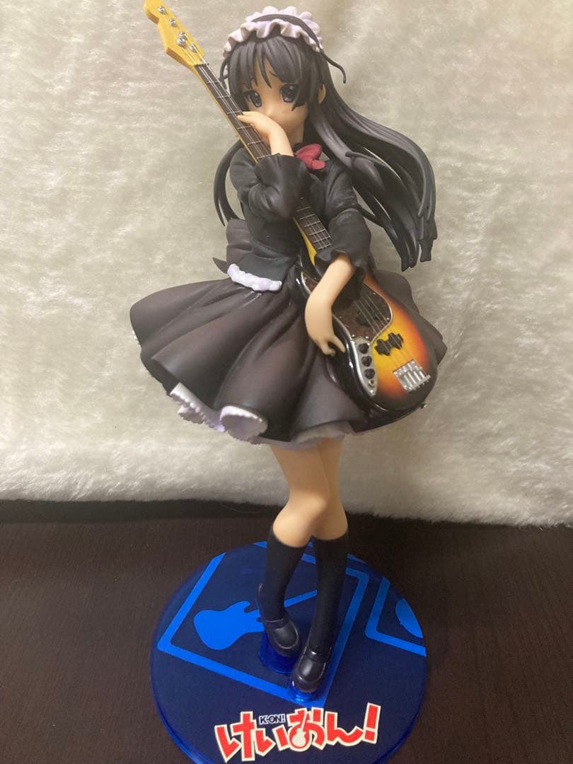 けいおん！ 秋山 澪 1/7 完成品フィギュア　マックスファクトリー　※訳ありMax Factory;有些许损伤或污渍