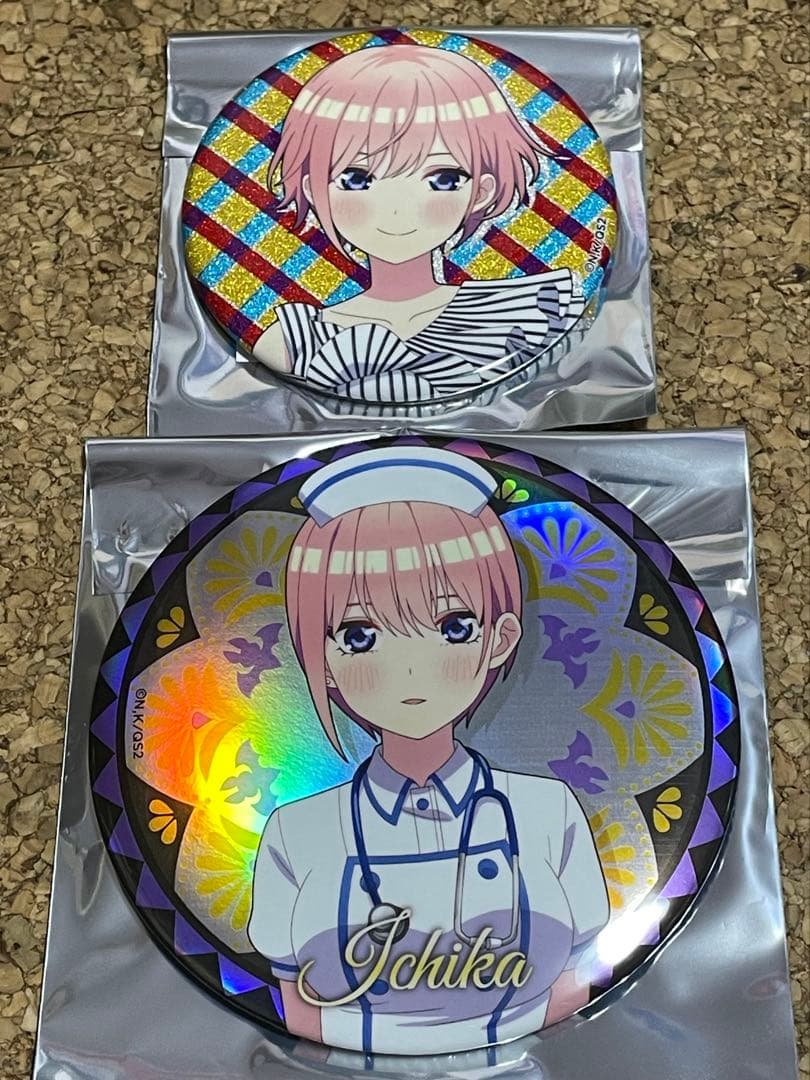 五等分の花嫁　缶バッジ　まとめセット　一花　2種未使用