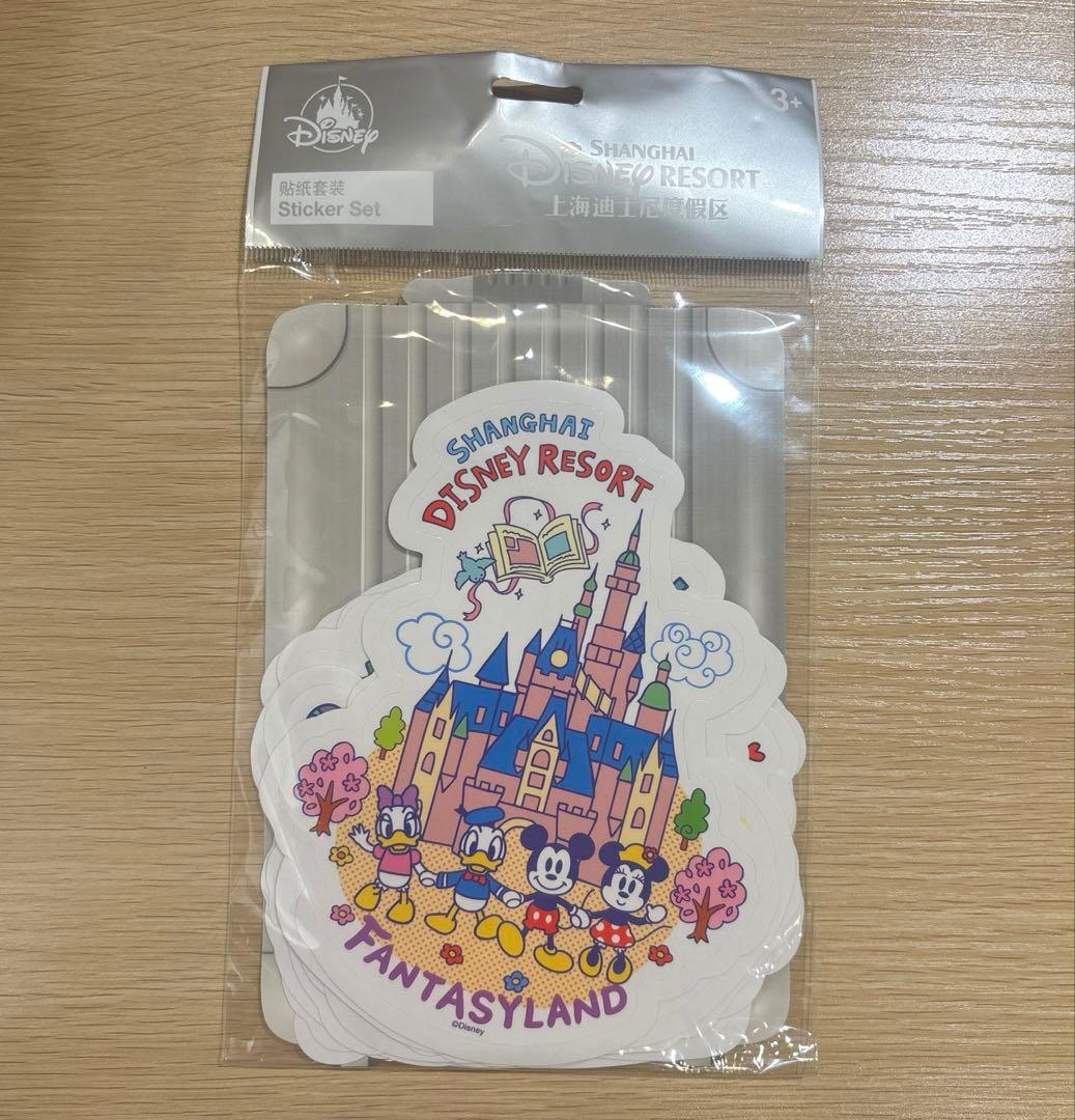 【新品未使用】上海ディズニー ステッカー 16種類
