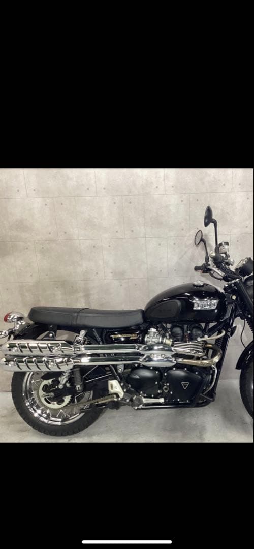 トライアンフ テール ボンネビルt100 スクランブラー900 スラクストン空冷Triumph;没有明显的损伤或污渍