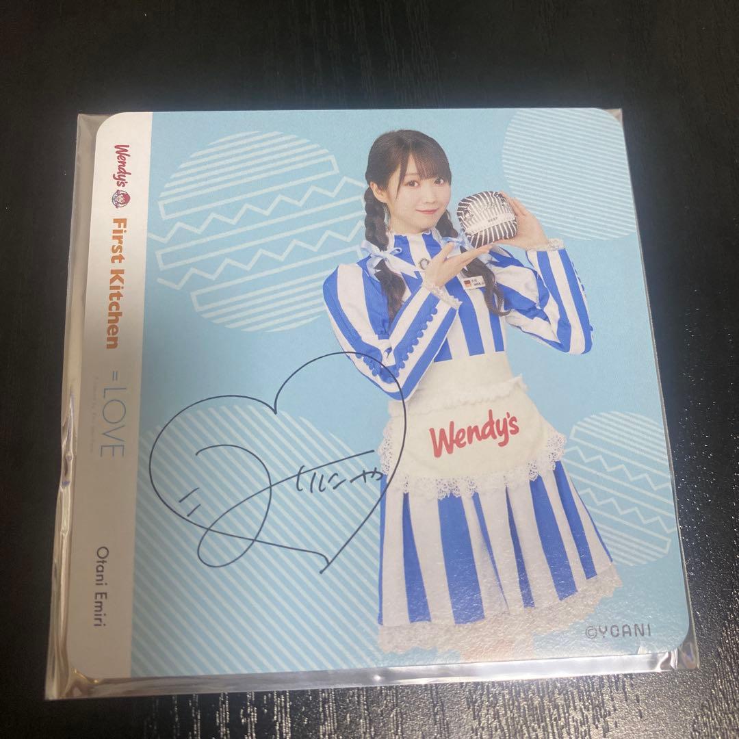 イコラブ 大谷映美里 ウェンディーズ・ファーストキッチン コースター
