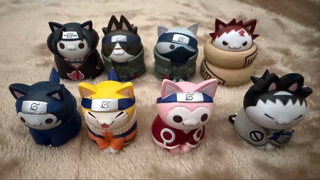 ニャルト！ NARUTO-ナルト- 木ノ葉の愉快なニャンコたち編 全8種セット