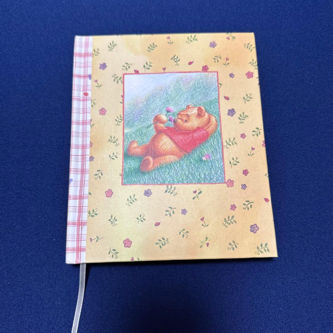 ディズニー　くまのプーさん　ハードカバー　ノートブック　レトロDisney;有些许损伤或污渍