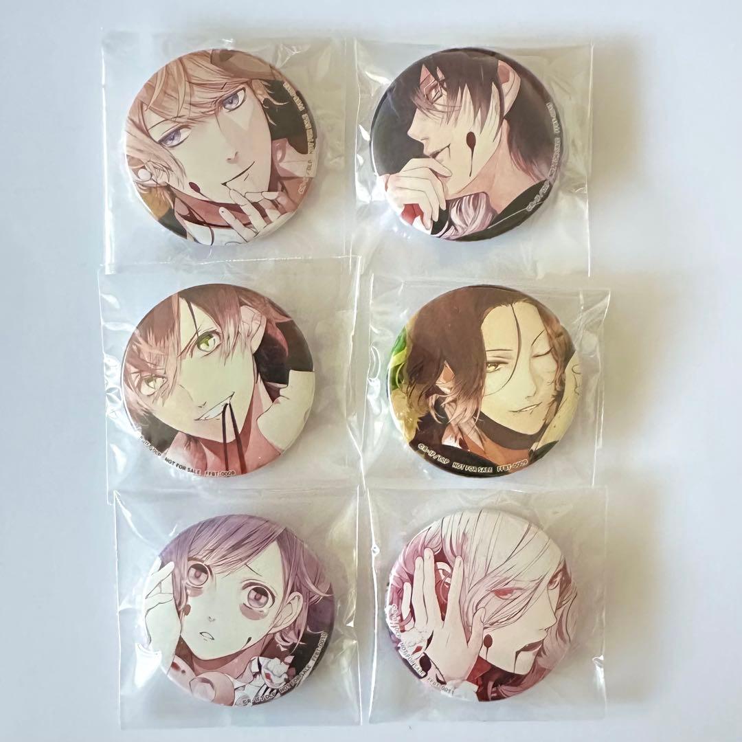 DIABOLIK LOVERS 限定版 DVD 特典 缶バッジ 全種セット 逆巻