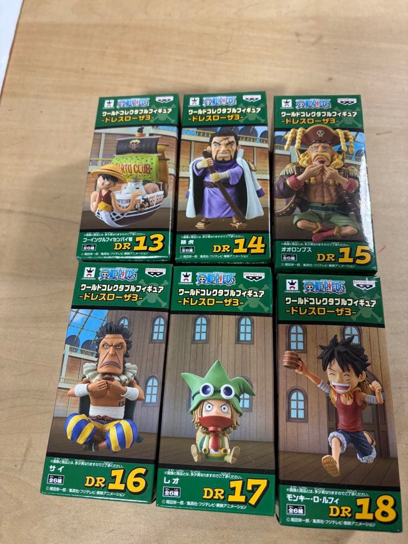 ONE PIECE DRESSROSA フィギュア 6体セット有些许损伤或污渍