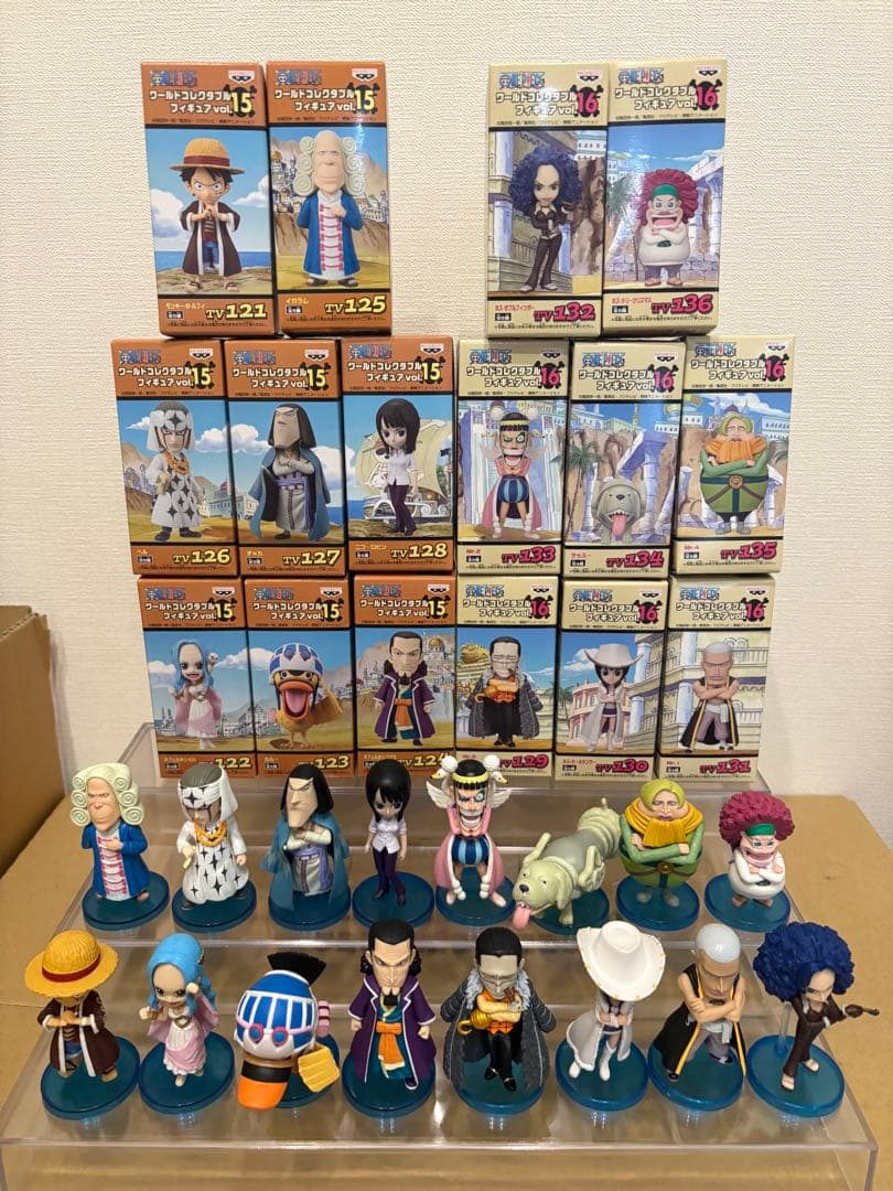 ワンピース ワーコレ VOL.15、VOL.16 アラバスタ16体セット　開封品
