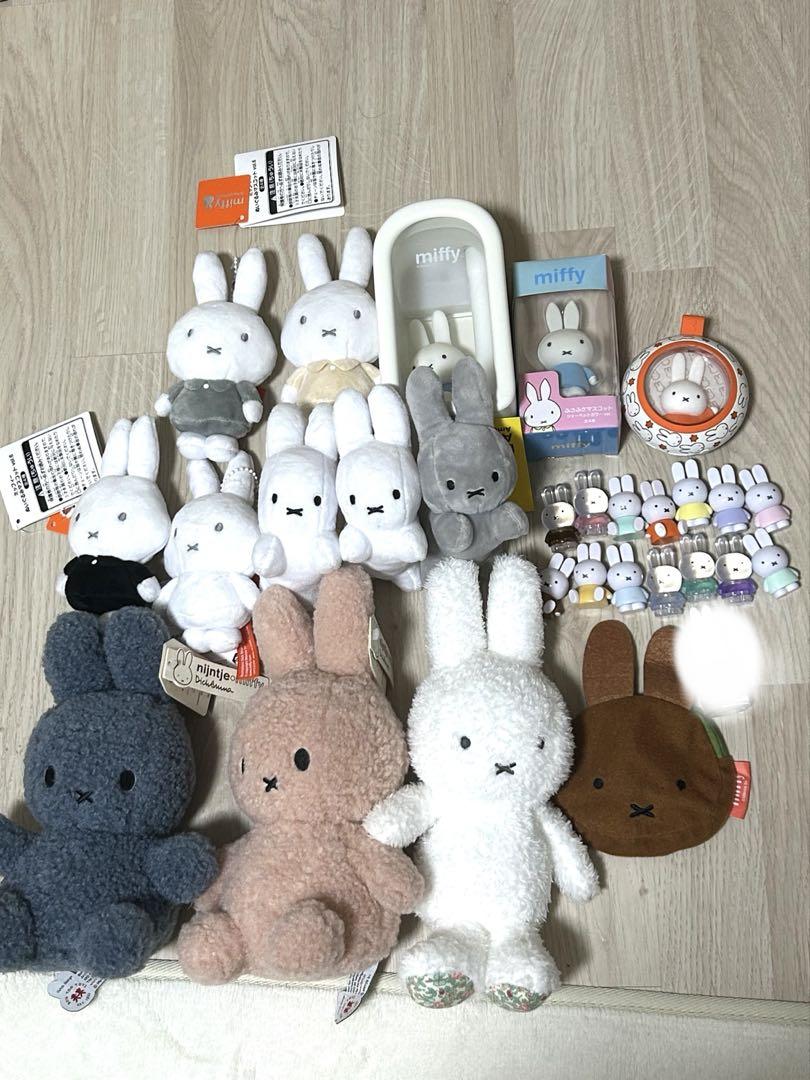 ミッフィー 雑貨 ぬいぐるみ まとめ売り有些许损伤或污渍