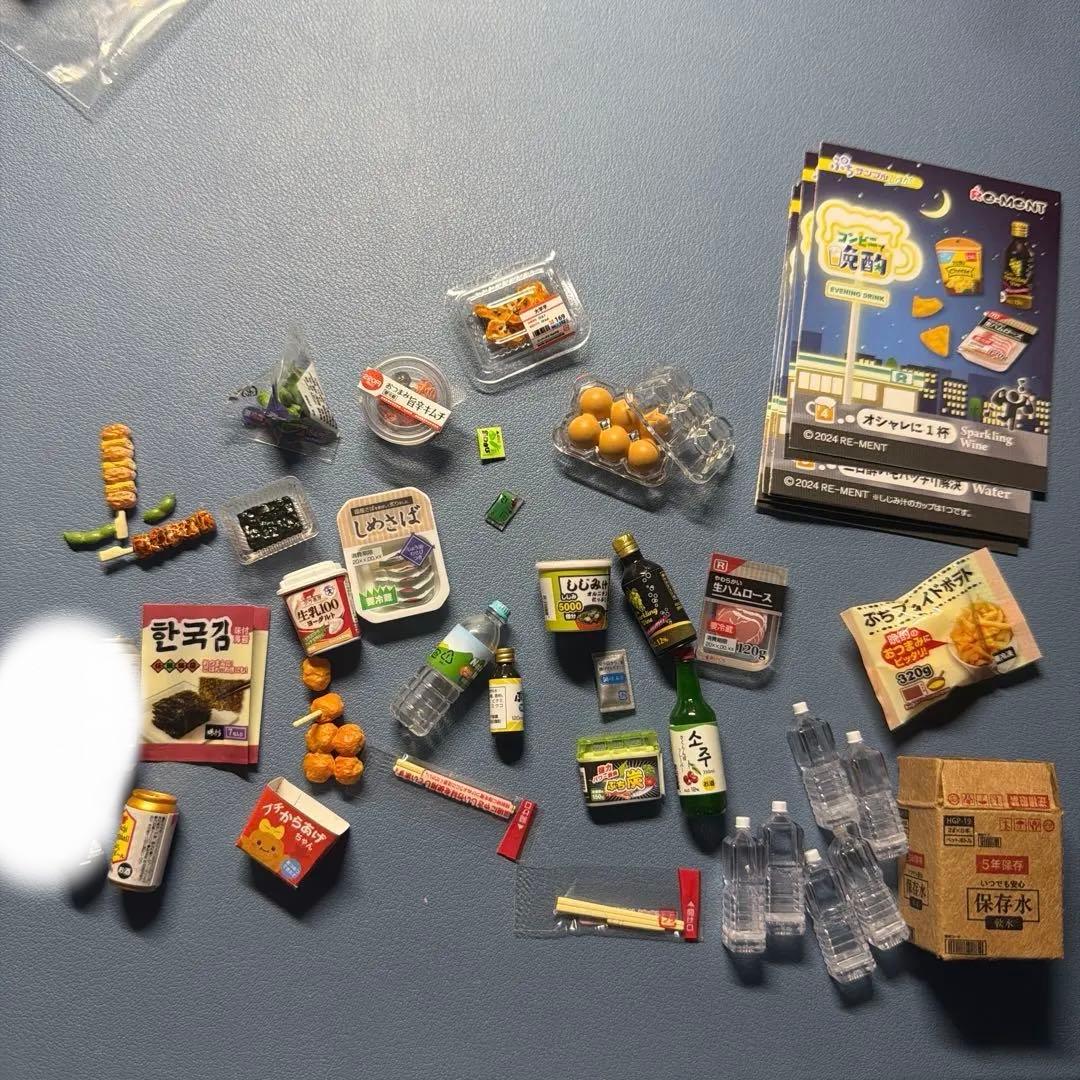 RE-MENT ミニチュア コンビニ 食品 おつまみ セット