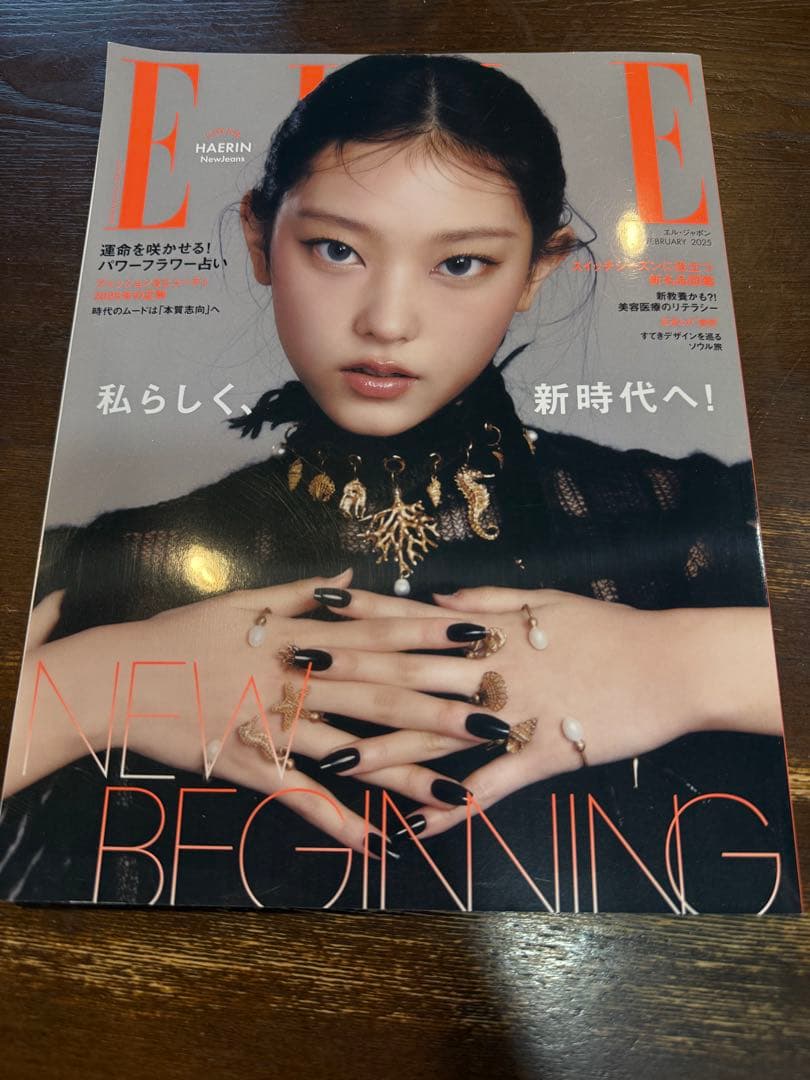 ELLE JAPON エル・ジャポン 2025年2月号 NewJeans ヘリン接近未使用