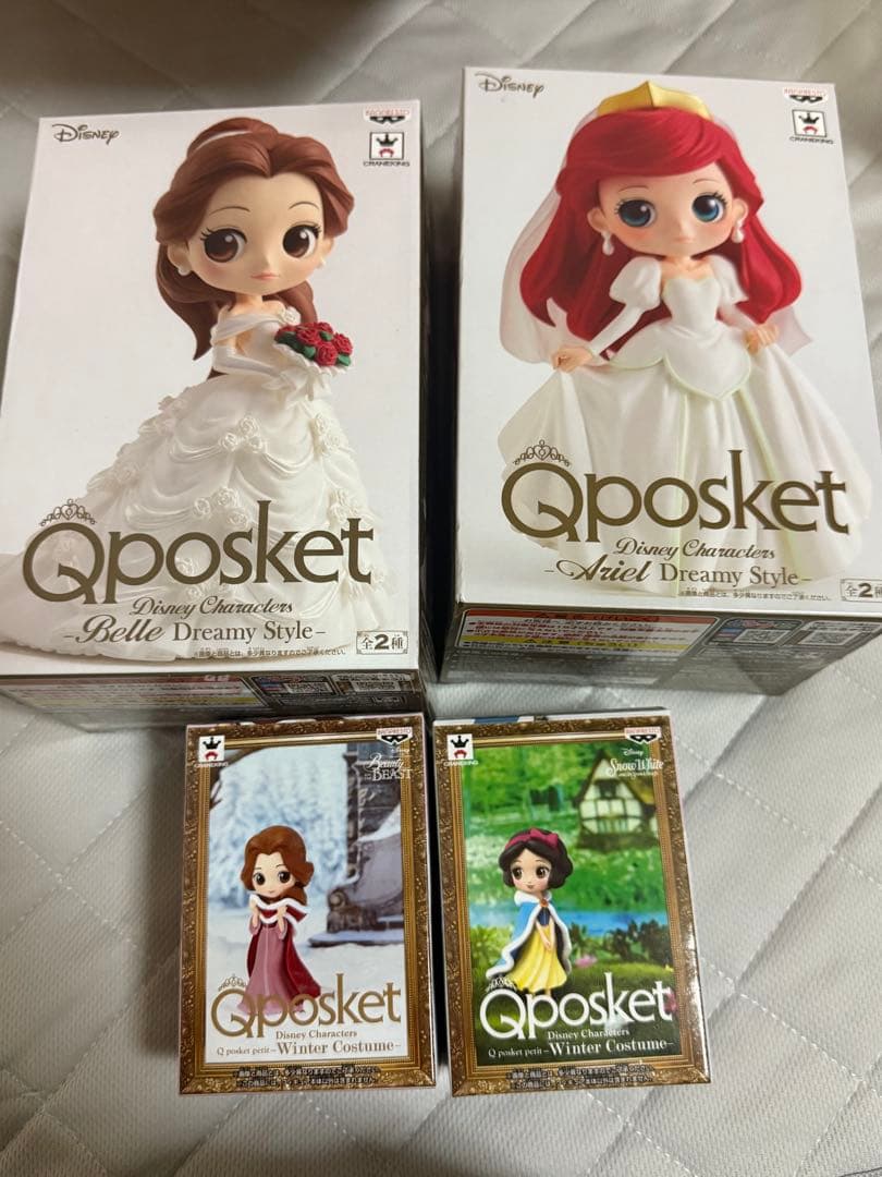 Qposket ディズニー ベル　アリエル　白雪姫