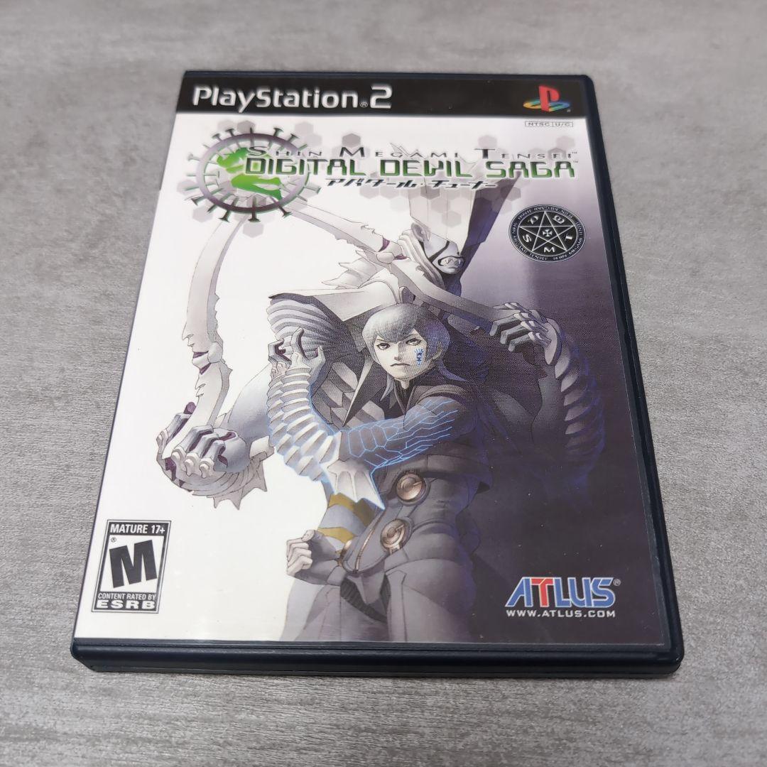 デジタルデビルサーガ PS2 北米 digital devil saga有些许损伤或污渍
