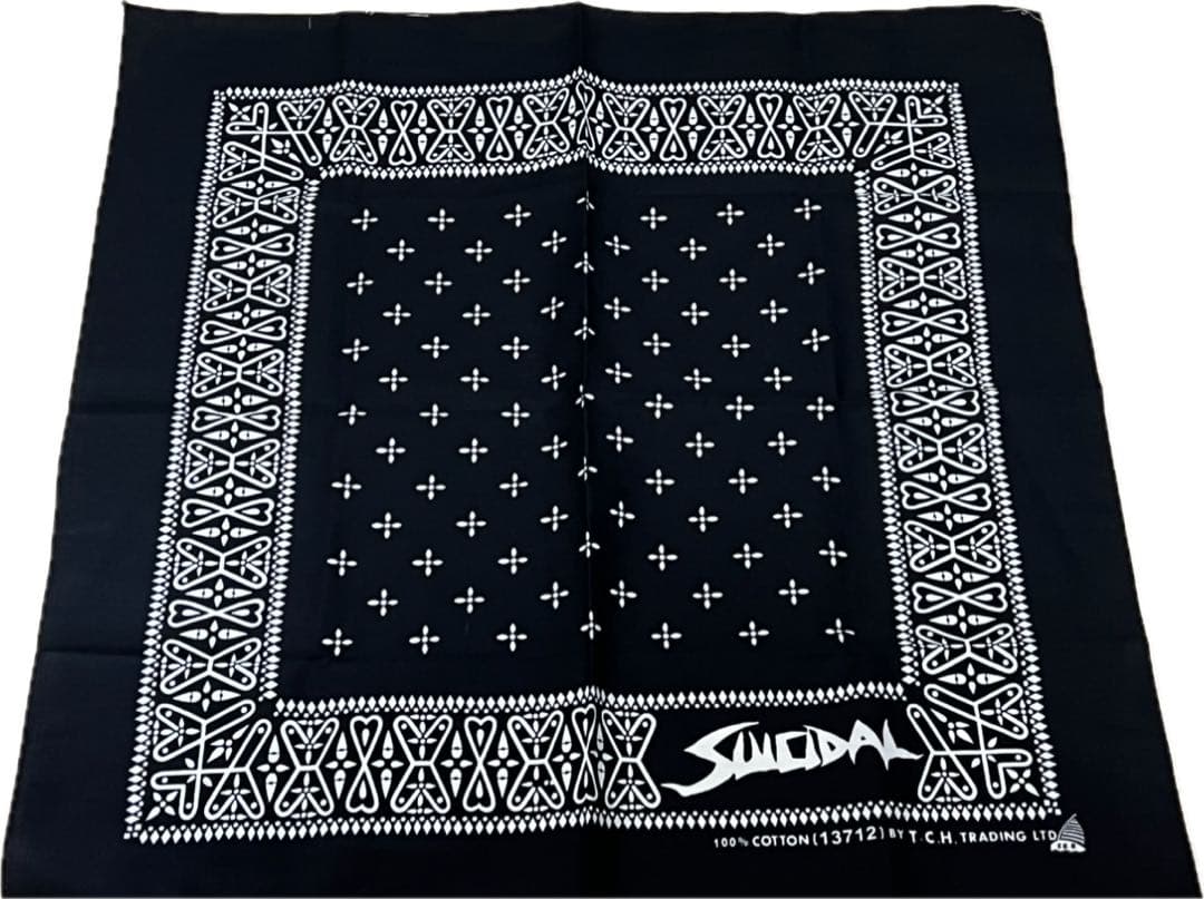Suicidal バンダナ 黒