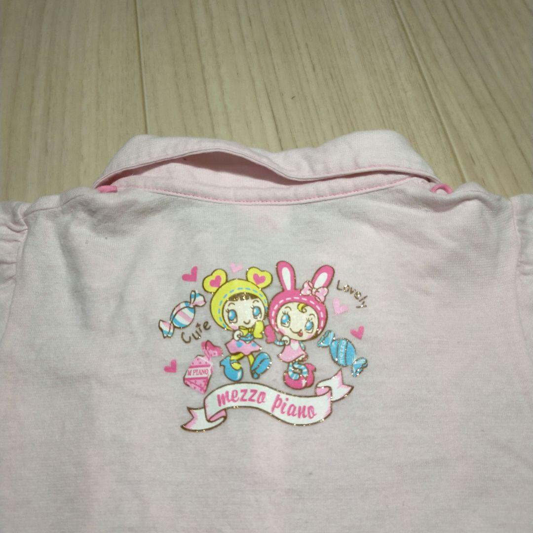 レア　mezzo piano メゾピアノ 半袖Tシャツ 120　ベリエちゃんmezzo piano;有些许损伤或污渍
