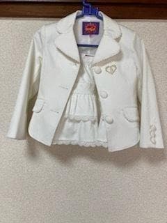 ★ブリュイアン★フォーマルスーツ★サイズ120★オフホワイト★新中古★即決