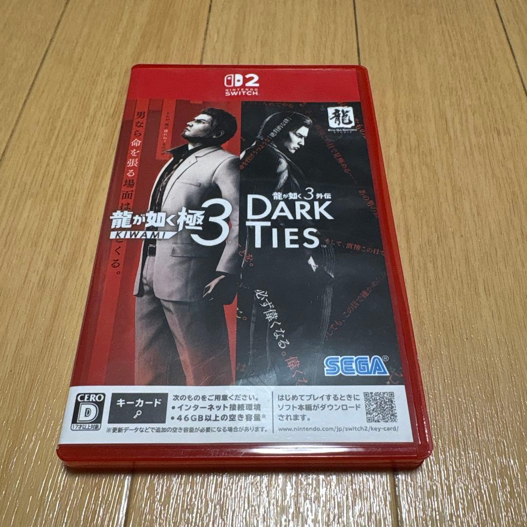 龍が如く極3 DARK TIES Nintendo Switch2 ソフト没有明显的损伤或污渍